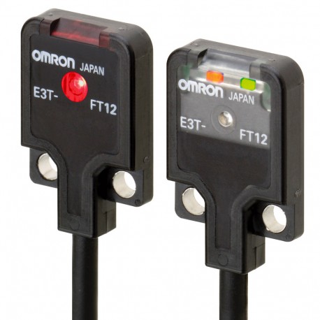 Omron E3T-FT11 5M E3TFT115M OMRON Thumbnail 3h Barrier 500mm Flat NPN Light, Cable 5m